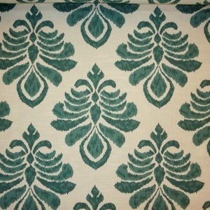 6 Yards Crypton Elan Damask UTR Rain Cotton Fabric
